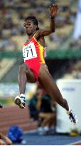 Spain's Niurka Montalvo wins in women's long jump final